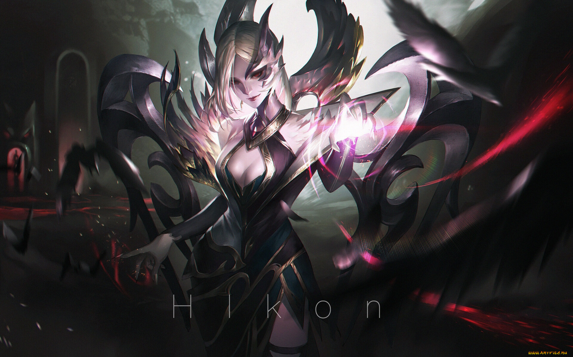  , league of legends, morgana, , 